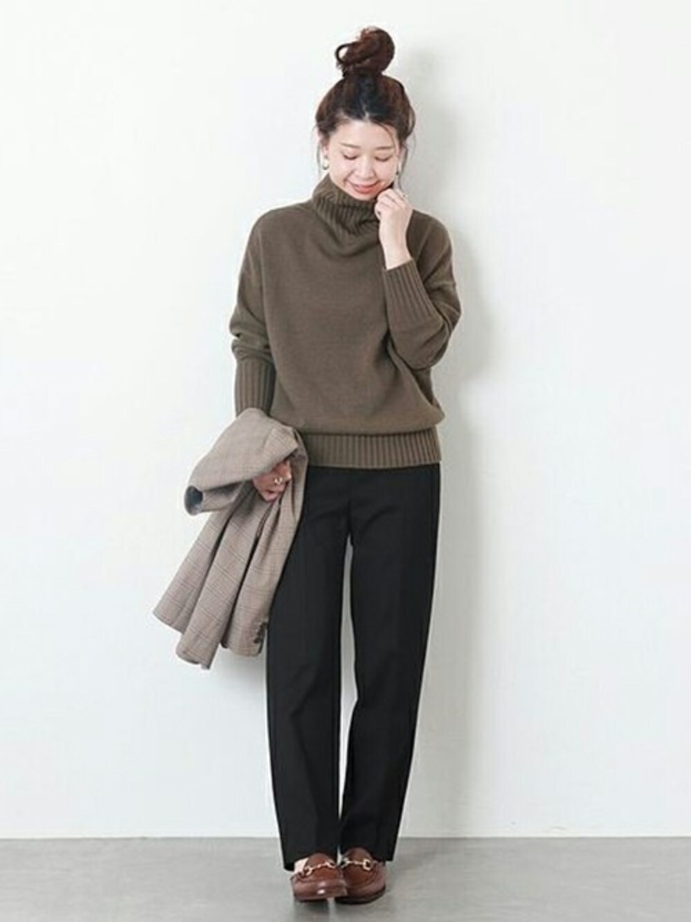 JOURNAL STANDARD - カシミヤ混天竺タートルネックプルオーバー JOURNAL STANDARD（ジャーナルスタンダード）の「カシミヤ