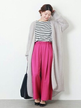 「LEMINOR（ルミノール）のアイテム」を使った、akiさん（レディース・158cm）の秋コーディネート