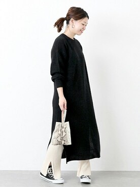 「MARROW（マロウ）のアイテム」を使った、akiさん（レディース・158cm）の秋コーディネート