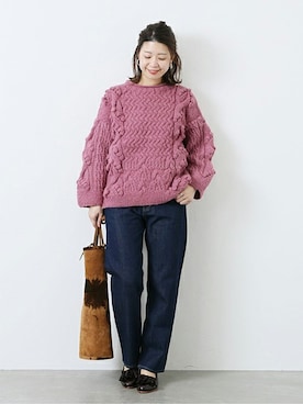 「TOTEME（トーテム）のアイテム」を使った、akiさん（レディース・158cm）の秋コーディネート