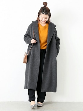 「YAHKI（ヤーキ）のアイテム」を使った、akiさん（レディース・158cm）の秋コーディネート