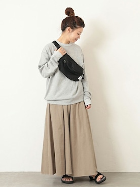 「Drifter（ドリフター）のアイテム」を使った、akiさん（レディース・158cm）の秋コーディネート