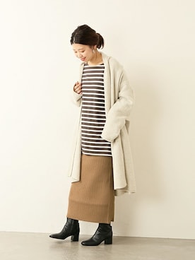 「LEMINOR（ルミノール）のアイテム」を使った、akiさん（レディース・158cm）の秋コーディネート