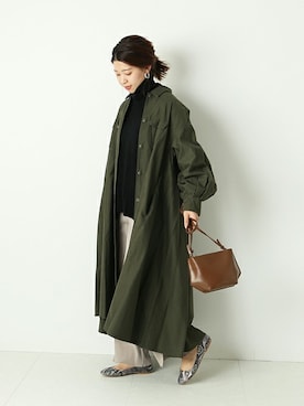 「YAHKI（ヤーキ）のアイテム」を使った、akiさん（レディース・158cm）の秋コーディネート