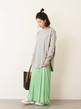 「PROTCOL（プロトコル）のアイテム」を使った、akiさん（レディース・158cm）の夏コーディネート