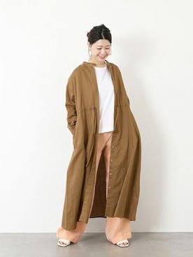 「TELA（テラ）のアイテム」を使った、akiさん（レディース・158cm）の春コーディネート