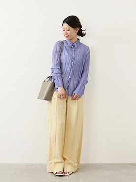 「PIENI（ピエニ）のアイテム」を使った、akiさん（レディース・158cm）の春コーディネート