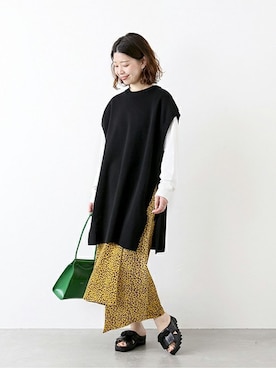 「BENCH（ベンチ）のアイテム」を使った、akiさん（レディース・158cm）の春コーディネート