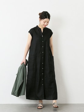 「ROTHCO（ロスコ）のアイテム」を使った、akiさん（レディース・158cm）の春コーディネート