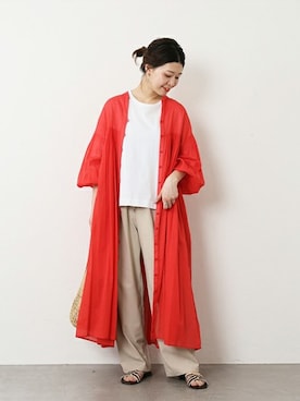 「CAMBER（キャンバー）のアイテム」を使った、akiさん（レディース・158cm）の春コーディネート