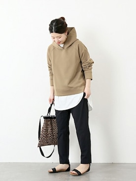 「Drifter（ドリフター）のアイテム」を使った、akiさん（レディース・158cm）の春コーディネート