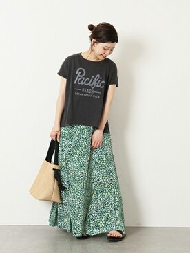 「arron（アローン）のアイテム」を使った、akiさん（レディース・158cm）の春コーディネート