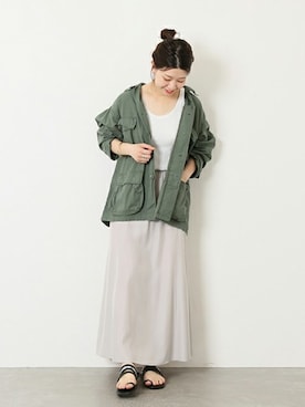 「ROTHCO（ロスコ）のアイテム」を使った、akiさん（レディース・158cm）の春コーディネート