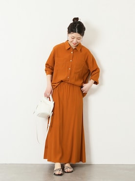 「the dilettante（ザ・ディレッタント）のアイテム」を使った、akiさん（レディース・158cm）の春コーディネート