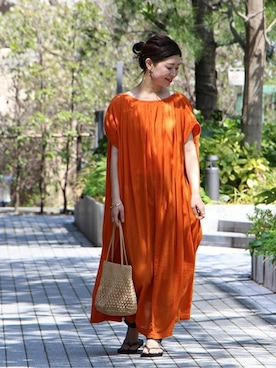 「BLACK CRANE（ブラッククレーン）のアイテム」を使った、akiさん（レディース・158cm）の春コーディネート