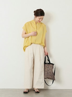 「Drifter（ドリフター）のアイテム」を使った、akiさん（レディース・158cm）の春コーディネート