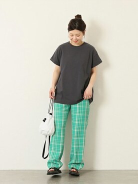 「BAGSINPROGRESS（バッグズインプログレス）のアイテム」を使った、akiさん（レディース・158cm）の春コーディネート