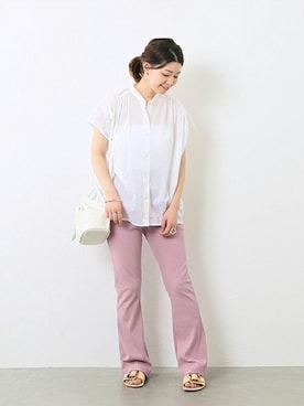 「the dilettante（ザ・ディレッタント）のアイテム」を使った、akiさん（レディース・158cm）の春コーディネート