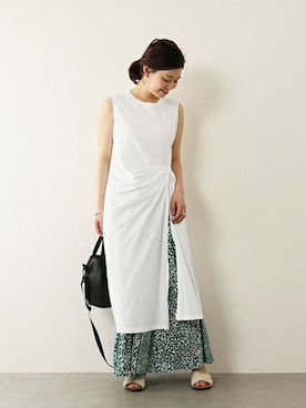 「Drifter（ドリフター）のアイテム」を使った、akiさん（レディース・158cm）の春コーディネート