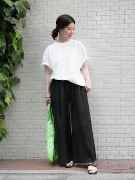 「JOURNAL STANDARD（ジャーナルスタンダード）のアイテム（バッグ）」を使った、akiさん（レディース・158cm）の春コーディネート