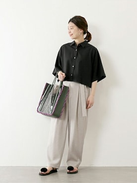 「JOURNAL STANDARD（ジャーナルスタンダード）のアイテム」を使った、akiさん（レディース・158cm）の春コーディネート
