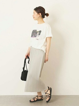 「BAGSINPROGRESS（バッグズインプログレス）のアイテム」を使った、akiさん（レディース・158cm）の春コーディネート