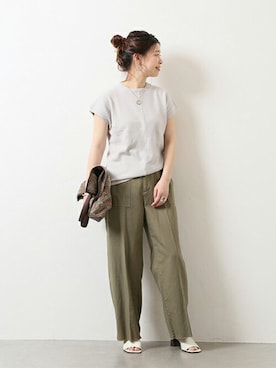 akiさん（レディース・158cm）の春コーディネート