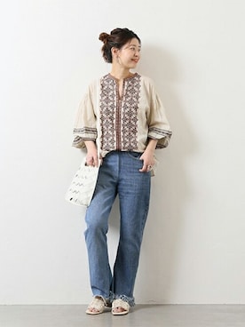 akiさん（レディース・158cm）の春コーディネート