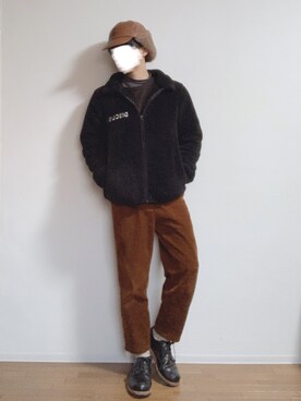 「Journal Standard TRISECT（トライセクト）のアイテム（帽子）」を使った、laikuさん（メンズ・168cm）の冬コーディネート