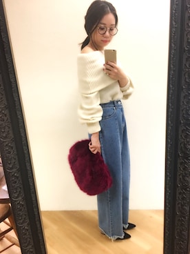 MiZUKiさん（レディース・156cm）の冬コーディネート
