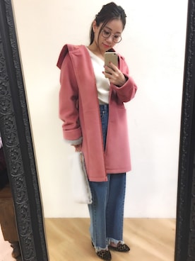 MiZUKiさん（レディース・156cm）の冬コーディネート