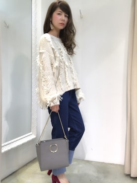 「DIANA（ダイアナ）のアイテム」を使った、MiZUKiさん（レディース・153cm）の秋コーディネート