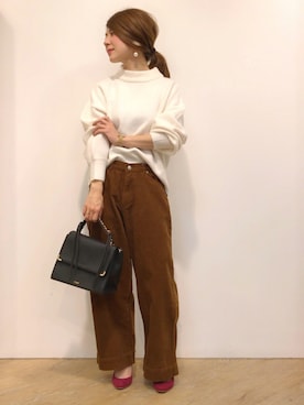 MiZUKiさん（レディース・153cm）の冬コーディネート