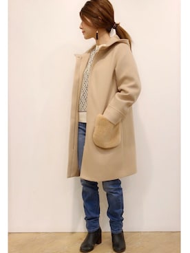 MiZUKiさん（レディース・153cm）の冬コーディネート