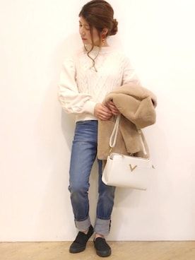 MiZUKiさん(レディース・153cm)の冬コーディネート