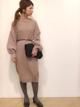 MiZUKiさん（レディース・153cm）の冬コーディネート