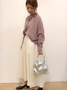 「キャセリーニ」｜MiZUKiさん（レディース・153cm）の冬コーディネート