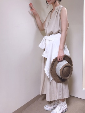 MiZUKiさん（レディース・162cm）の夏コーディネート