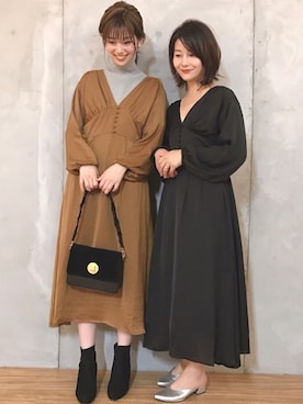 MiZUKiさん（レディース・161cm）の秋コーディネート