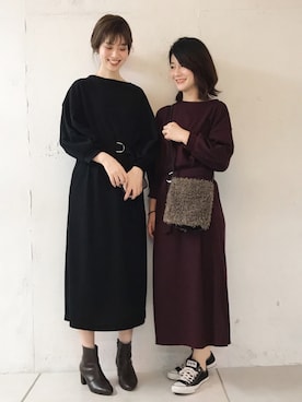 MiZUKiさん（レディース・161cm）の秋コーディネート