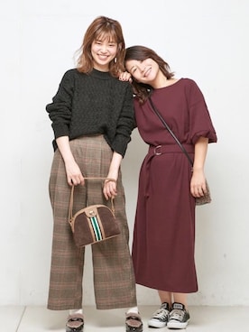 MiZUKiさん（レディース・161cm）の秋コーディネート