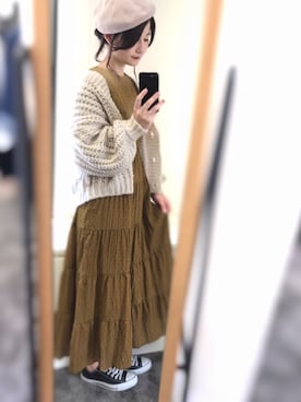 MiZUKiさん（レディース・161cm）の秋コーディネート