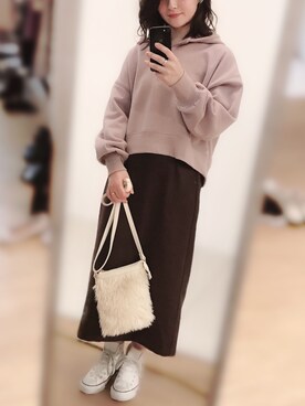 MiZUKiさん（レディース・160cm）の冬コーディネート