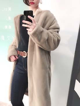 MiZUKiさん（レディース・160cm）の冬コーディネート