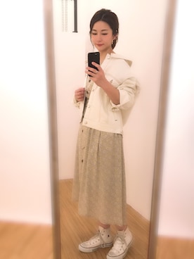 「GU（ジーユー）のアイテム（アクセサリー）」を使った、MiZUKiさん（レディース・160cm）の冬コーディネート