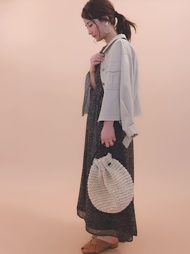 MiZUKiさん（レディース・160cm）の夏コーディネート