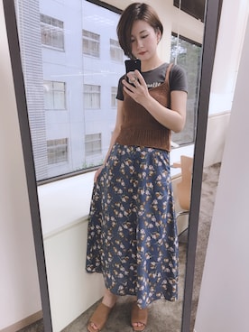 MiZUKiさん（レディース・160cm）の夏コーディネート