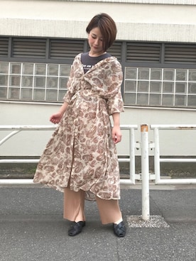 MiZUKiさん（レディース・162cm）の夏コーディネート