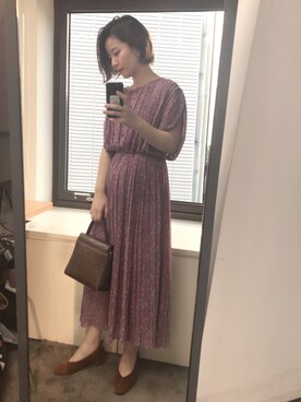 「休闲」｜「アイテム（パンプス）」を使った、MiZUKiさん（レディース・162cm）の夏コーディネート
