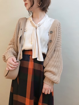 MiZUKiさん（レディース・162cm）の秋コーディネート